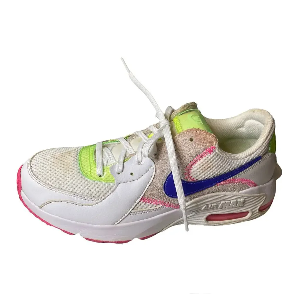 Nike Womens Air Max Excee DD2955-100 White Casual Shoes Sneakers Size 7.5